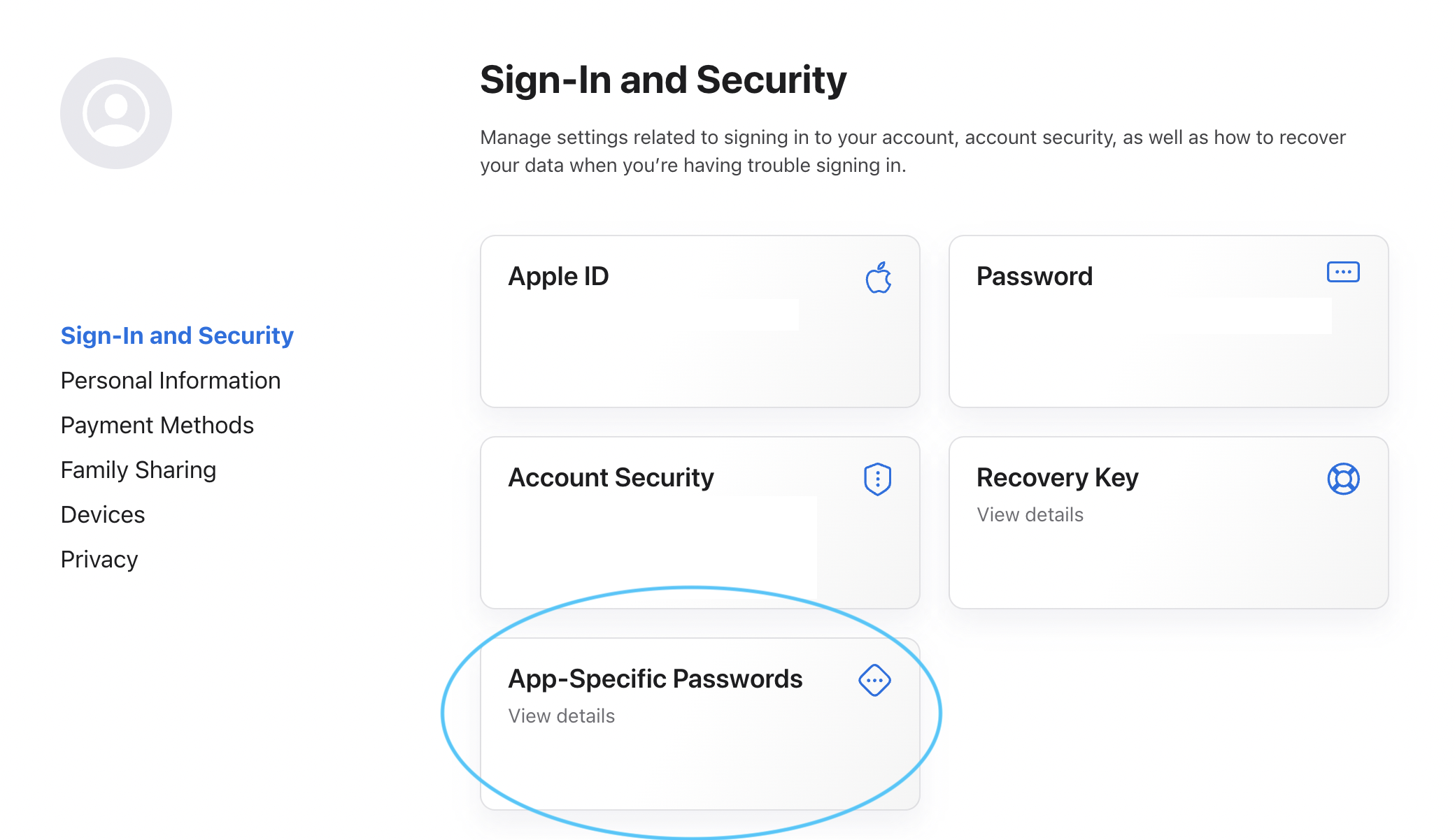 App-specific password